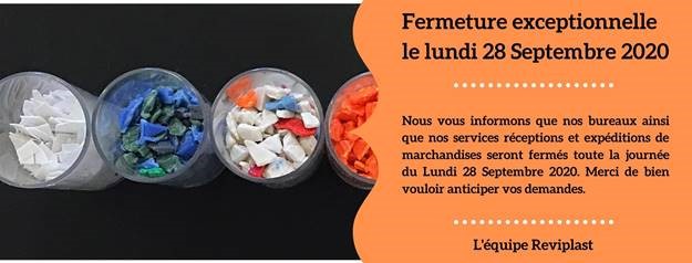 fermeture exceptionnelle